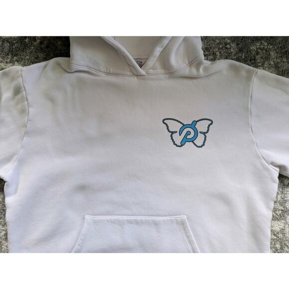 Peloton X Brittany Allen Hoodie Womens White Sweater Pullover Ladies - Large USA - Picture 8 of 16